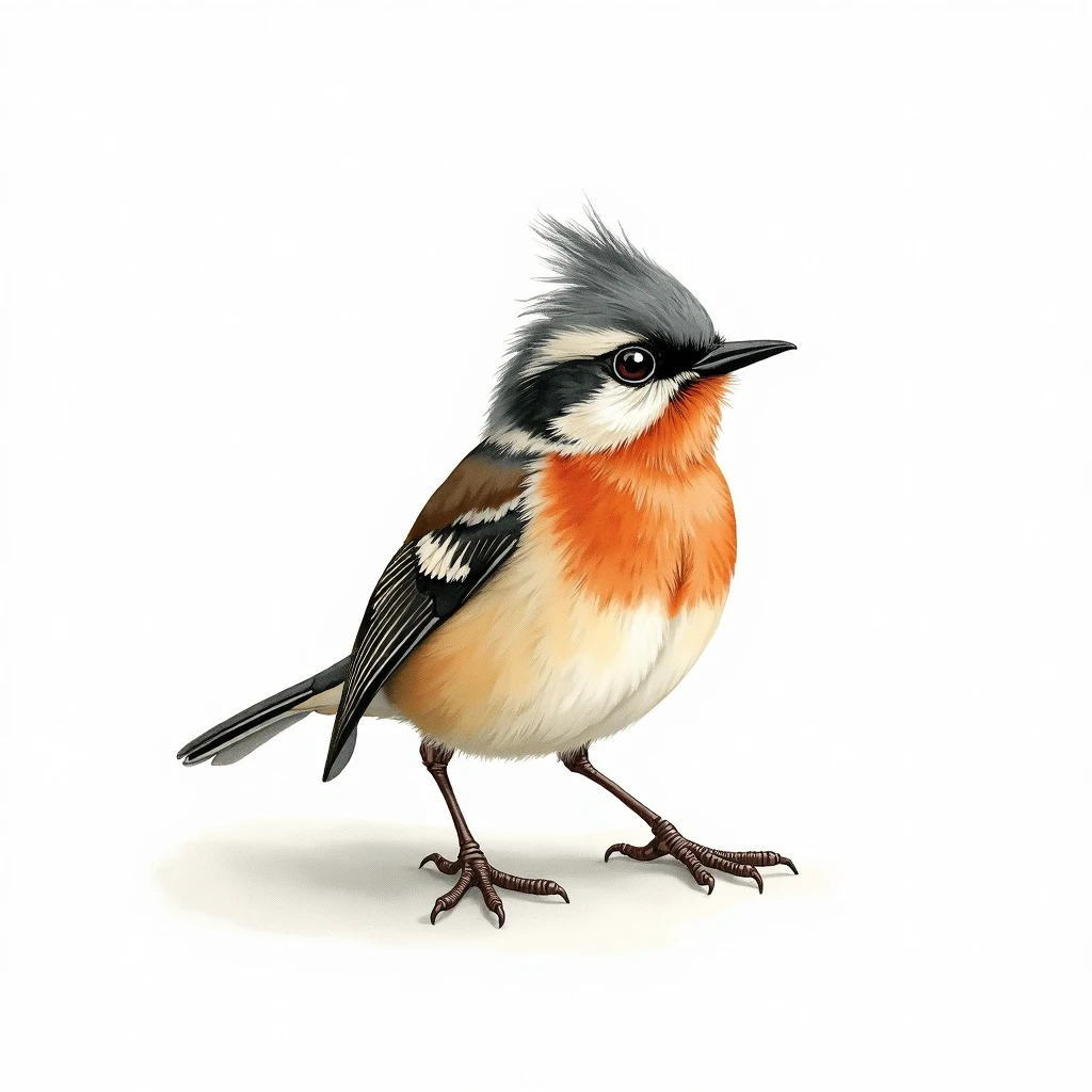Ash-breasted Tit-tyrant