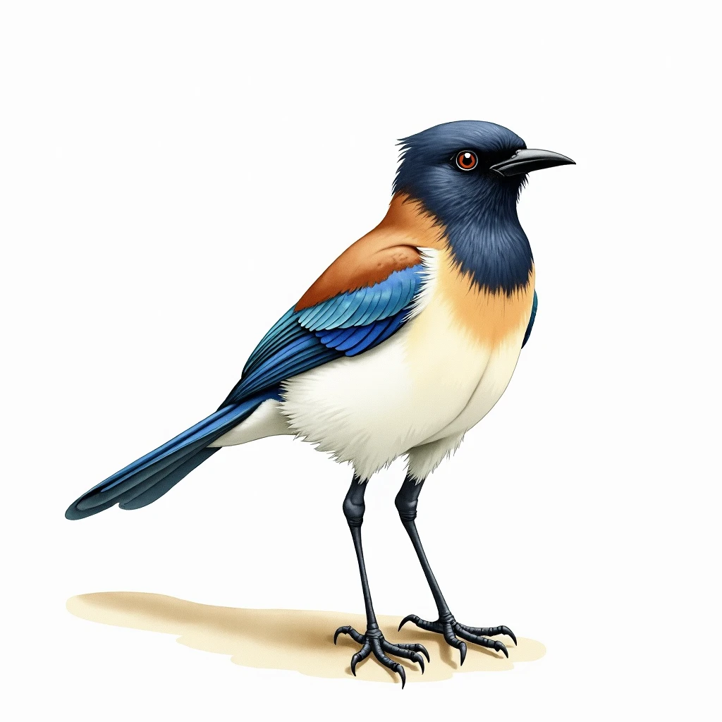 Asian Azure-winged Magpie