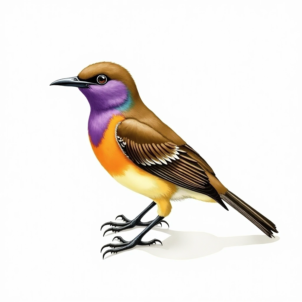 Amethyst-throated Mountain-gem