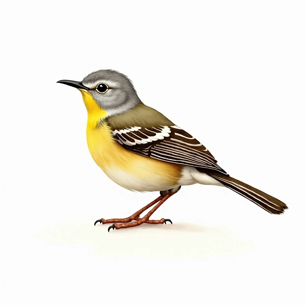 Ashy-throated Warbler
