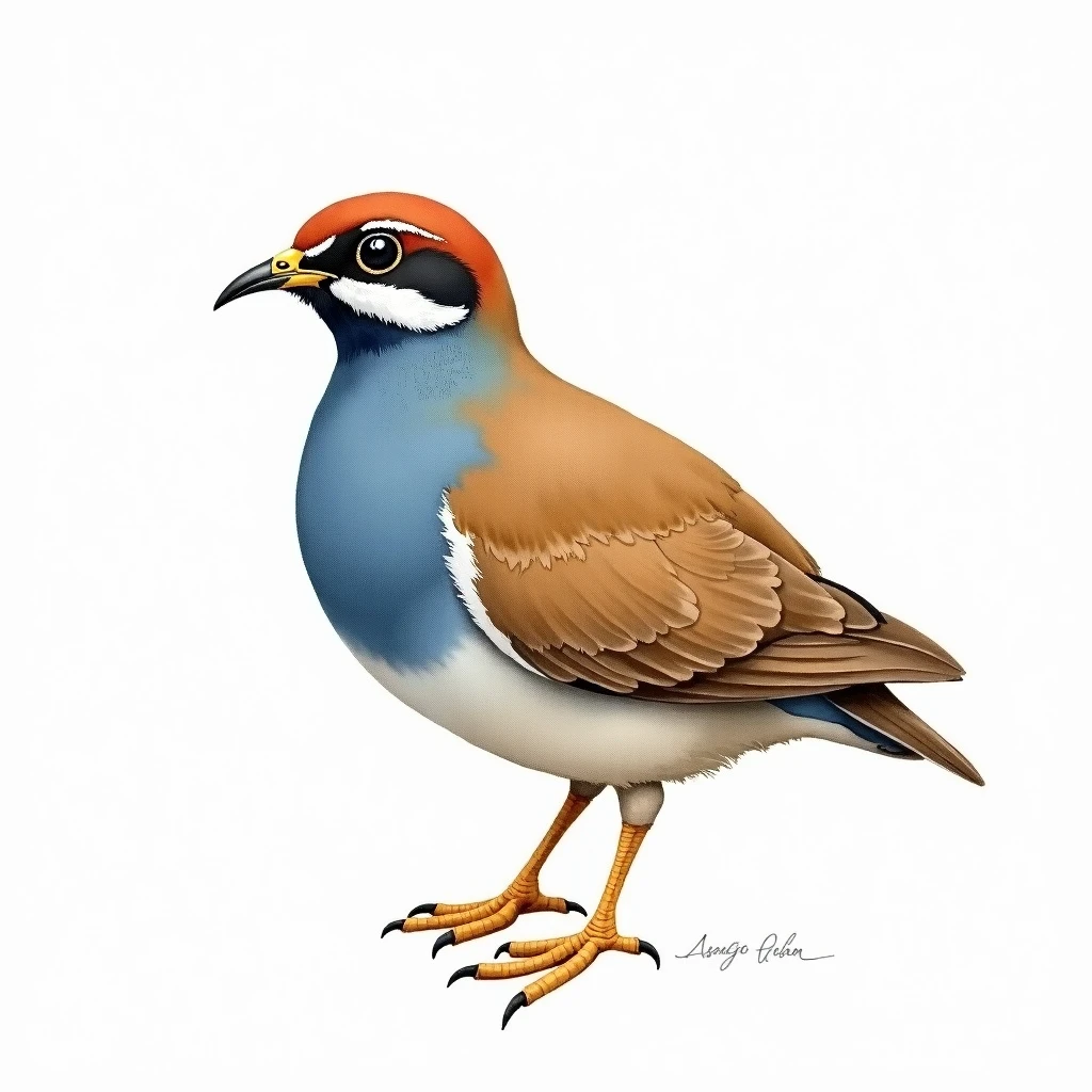 Asian Blue Quail