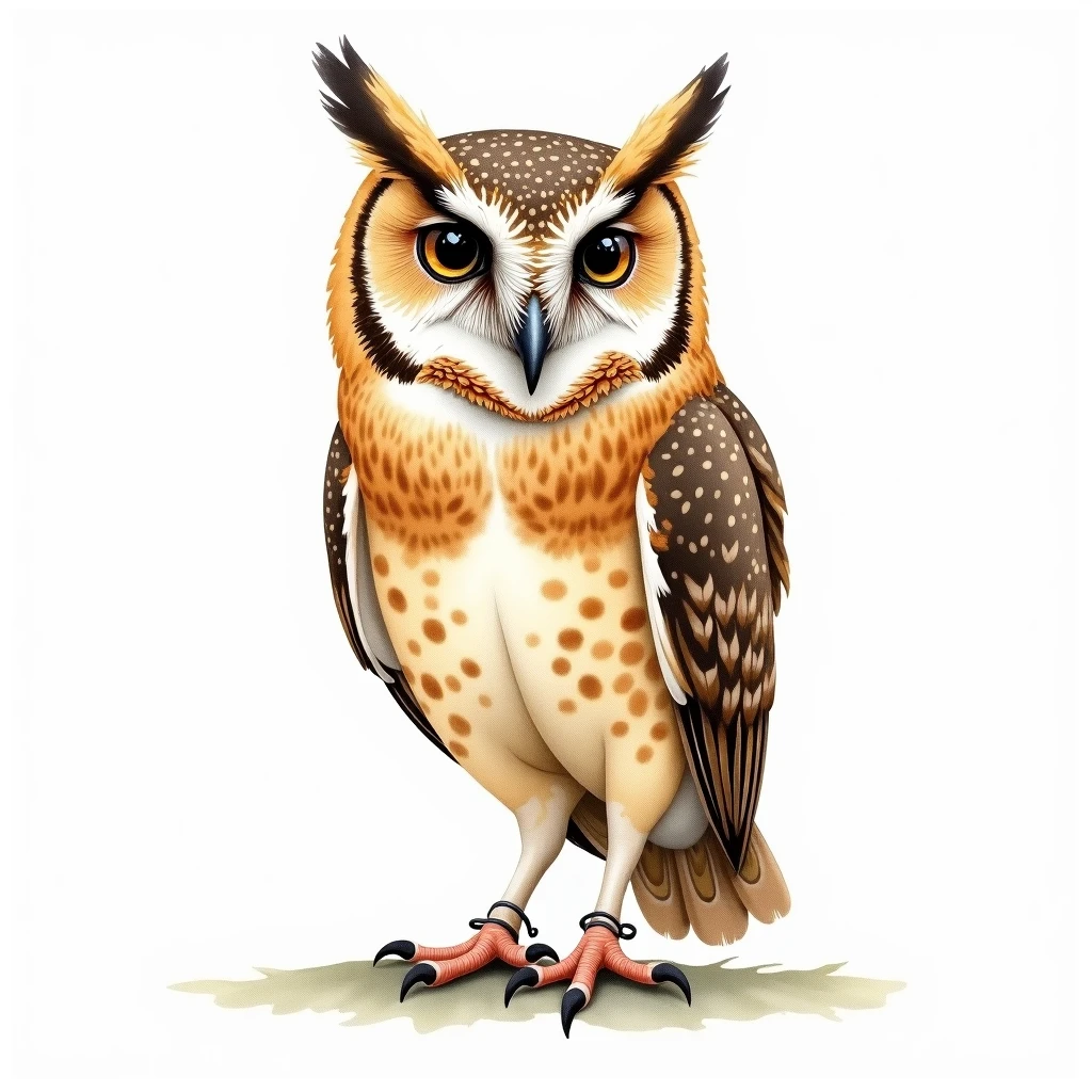 Ashy-faced Owl